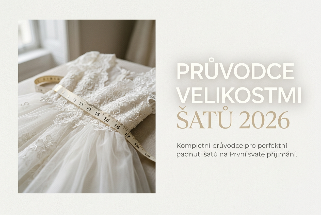 Jak vybrat správnou velikost šatů na první svaté přijímání? Průvodce střihy a materiály 2026
