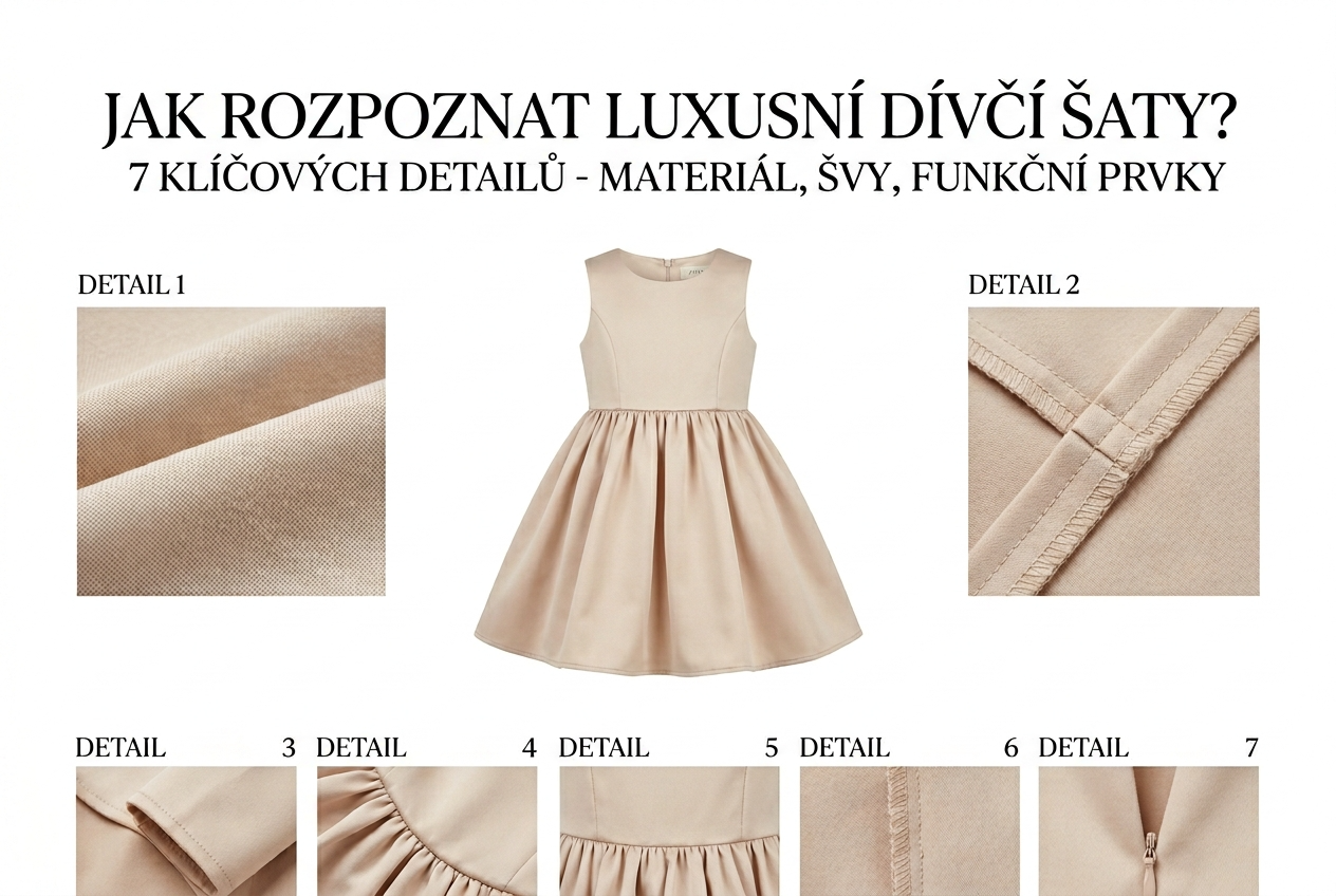 Jak rozpoznat opravdu luxusní dívčí šaty? 7 detailů, které dělají rozdíl